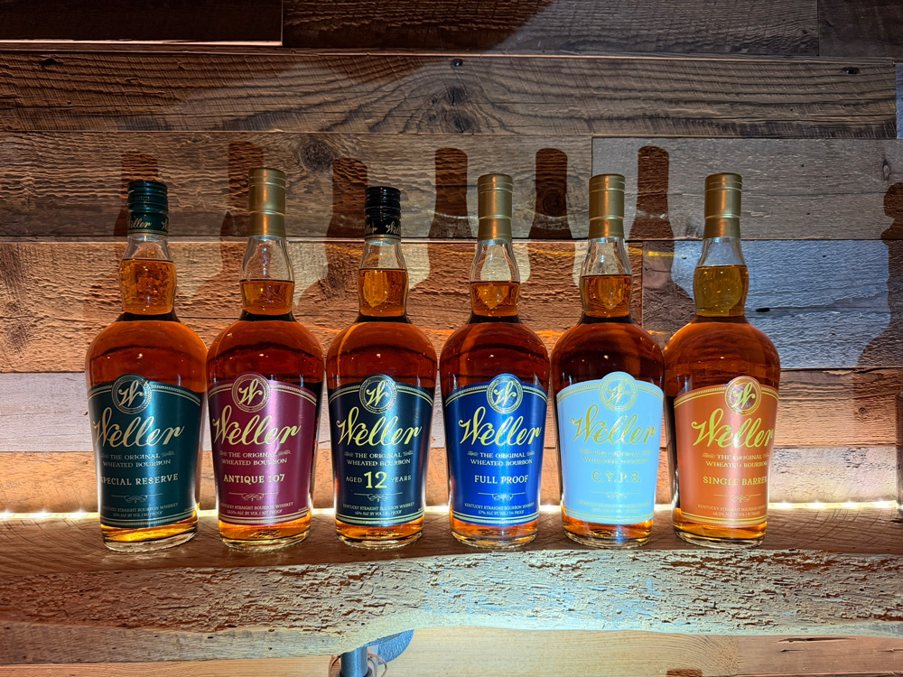 Entire Weller Line (Weller Single Barrel, Weller CYPB, Weller Full Proof, Weller 107, Weller Special Reserve